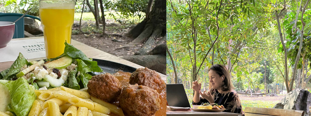 Café para trabajar en Medellín, cerca a Envigado con menú del día