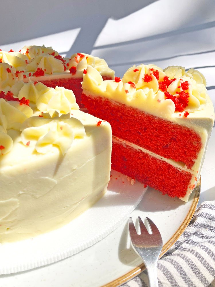 Torta Red Velvet artesanal La Gracia